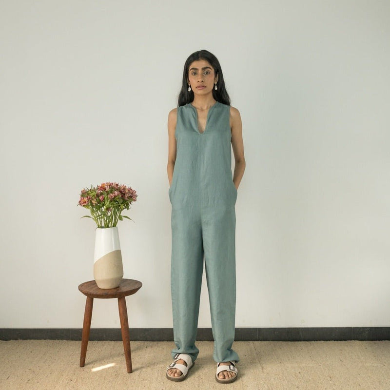 Relaxed - Fit Cotton Jumpsuit | Verified Sustainable by Brown Living™