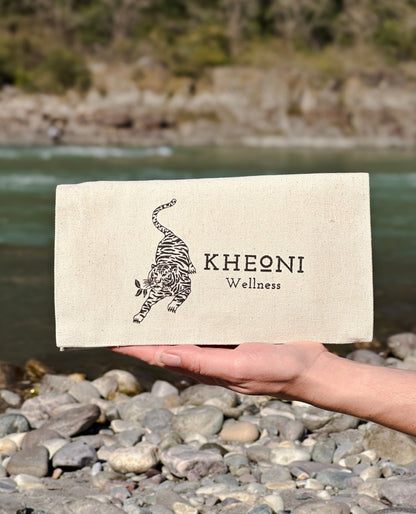 Relaxing Lavender Eye Pillow with Big Logo – Eye Pillow by Kheoni available on Brown Living™. . SKU: KHLEPBL - 001. Img 4.
