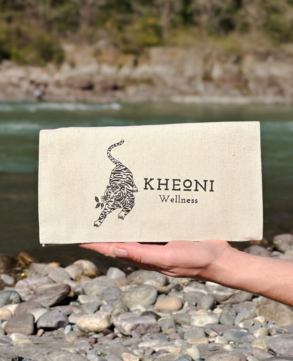 Relaxing Lavender Eye Pillow with Big Logo – Eye Pillow by Kheoni available on Brown Living™. . SKU: KHLEPBL - 001. Img 4.