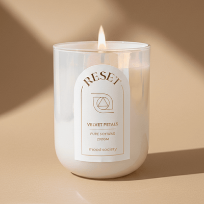 Reset Scented Candle | Handcrafted Aromatherapy Candle – Candles & Fragrances on Brown Living™. SKU: MS-CND-0013-JAR. Img 4.