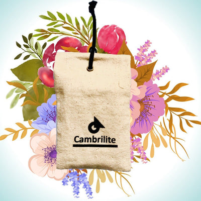 Reusable Claystone Air Freshener for Cars & Closets | Canvas Pouch – Candles & Fragrances on Brown Living™. SKU: SCBCFCNVCTF1. Img 3.