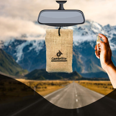 Reusable Claystone Block Air Freshener for Cars & Closets | Jute Pouch – Candles & Fragrances on Brown Living™. SKU: SCBCFJTEMK1. Img 7.