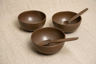 Reusable Hybrid Compostable Spoons | 6 Pcs – Cutlery Kit on Brown Living™. SKU: EW_RS_001. Img 3.