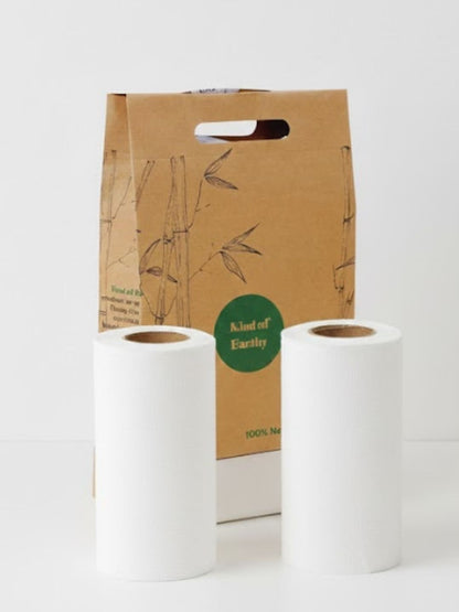 Reusable Kitchen Non - Woven Towel Roll Pack of 2 | 80 Pulls Each – Kitchen Tools on Brown Living™. SKU: KOE023-WKT-2. Img 1.