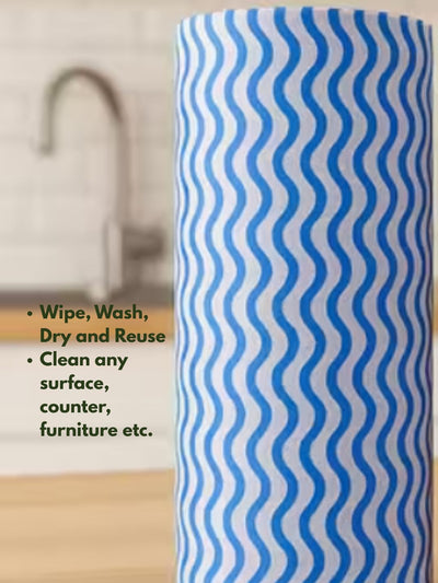 Reusable Kitchen Towel Roll Pack of 2 | Non - Woven | 80 Pulls Each – Kitchen Tools on Brown Living™. SKU: KOE023-BKT-2. Img 4.