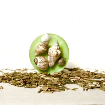 Reusable Seashell Textured Wax Tablet (Round) | Fragranced Wax Tablet – Candles & Fragrances on Brown Living™. SKU: SSWXTBJM1. Img 6.