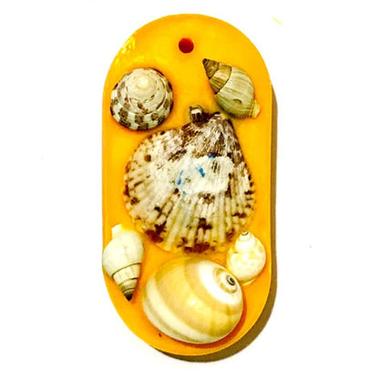 Reusable Seashell Wax Tablet with Refill Fragrance |Large Aroma Tablet – Candles & Fragrances on Brown Living™. SKU: MBYLSLVCN1. Img 17.