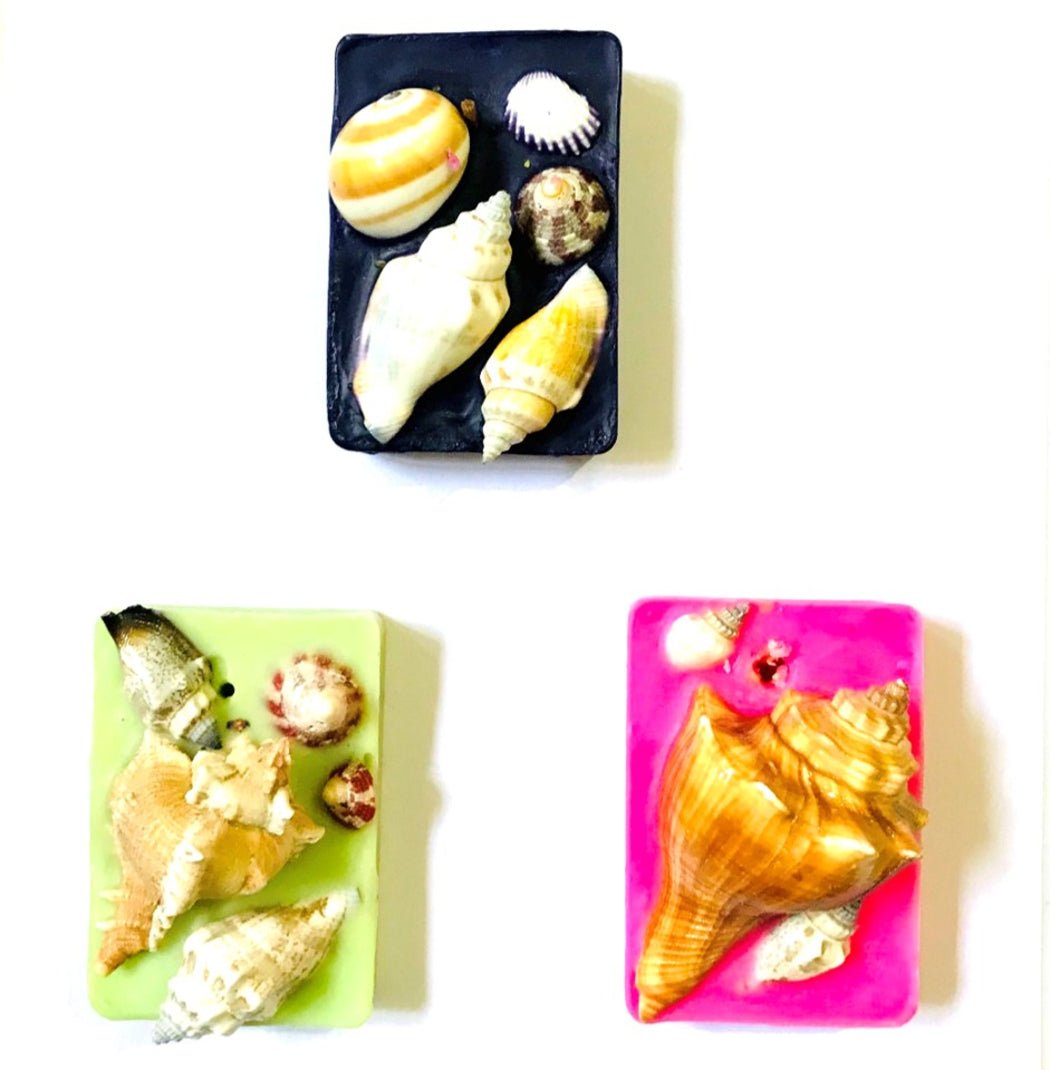 Reusable Seashell Wax Tablet with Refill Fragrance |Large Aroma Tablet – Candles & Fragrances on Brown Living™. SKU: OVLSLVCN1. Img 24.