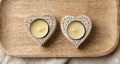 Reusable Tea Light Holders Pack Of 2 Decorative Candle Holders – Candles & Fragrances on Brown Living™. SKU: OEP933b. Img 6.