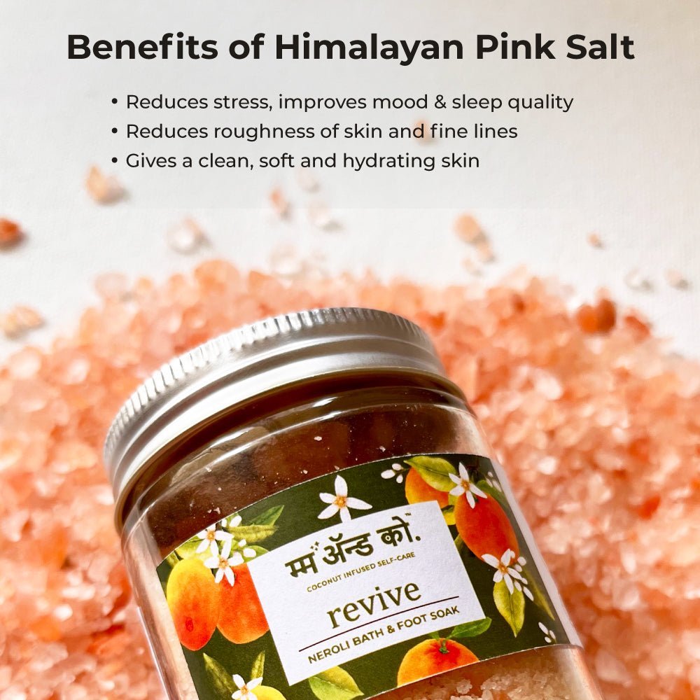 Revive Bath & Foot Soak | Easy to Dissolve | Fine in Texture | Non Sticky (100 g) – Bath Salt on Brown Living™. SKU: BFS10003. Img 3.