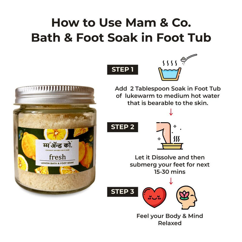 Revive Bath & Foot Soak | Easy to Dissolve | Fine in Texture | Non Sticky (100 g) | Verified Sustainable Bath Salt on Brown Living™