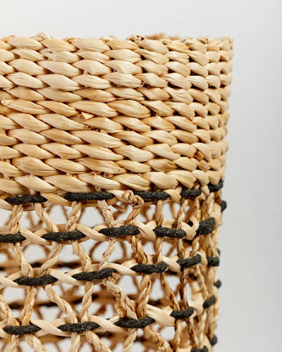 Risha - Banana Fiber Beach Tote Bag with Weave Detail – Home Decor on Brown Living™. SKU: S-025. Img 4.
