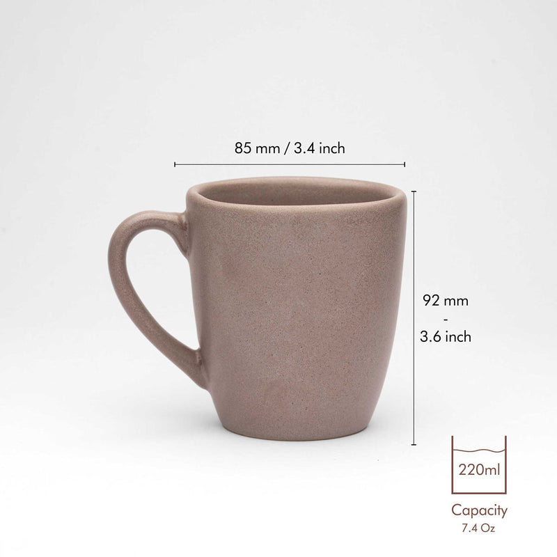 Rock Recycled Ceramic Mugs | Set of 2 | Verified Sustainable by Brown Living™