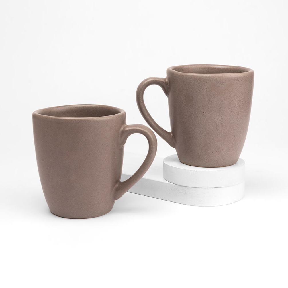 Rock Recycled Ceramic Mugs | Set of 2 | Verified Sustainable by Brown Living™