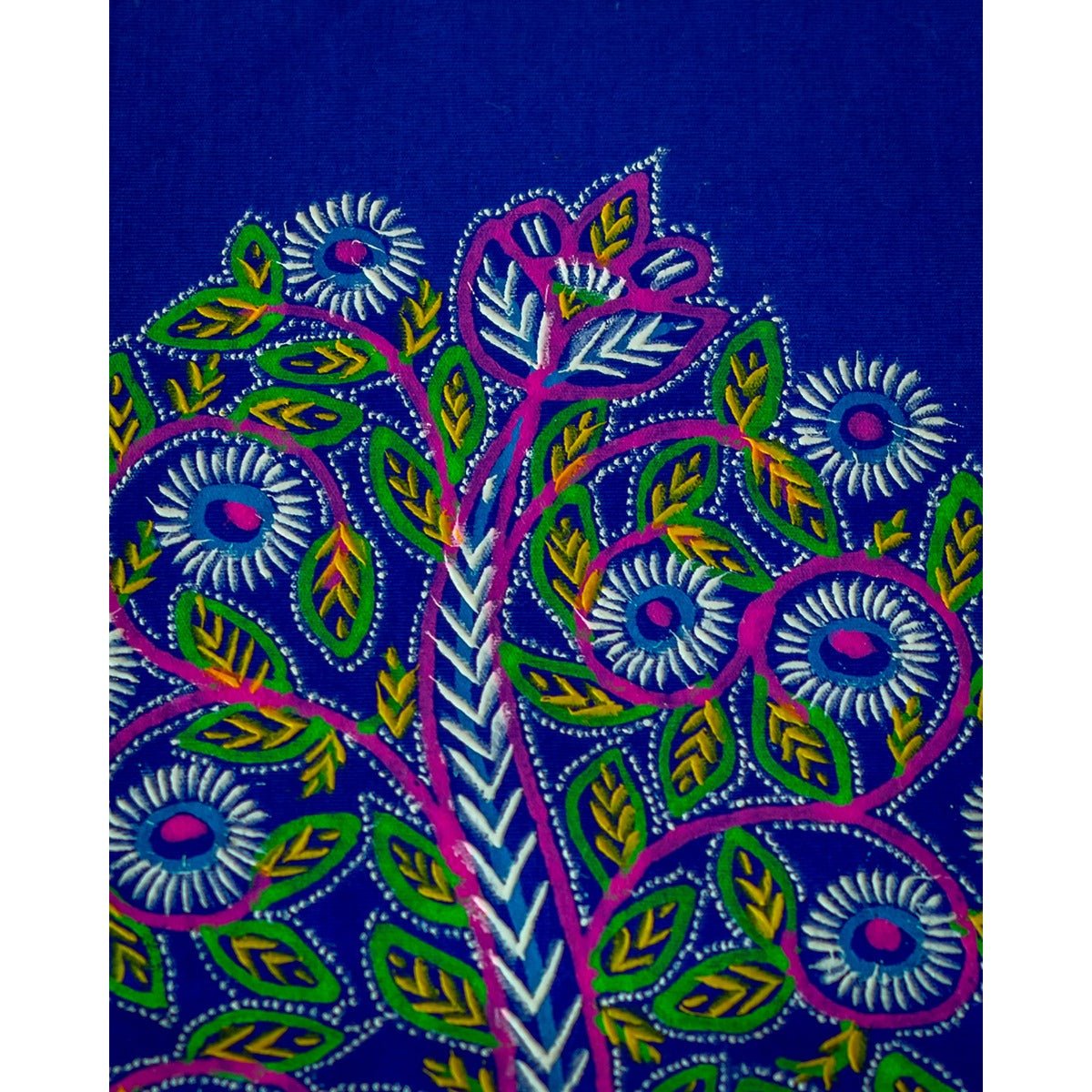 Rogan Heritage Art | Traditional Handcrafted Textile Art – Home Decor on Brown Living™. SKU: ANTRHAABHG. Img 5.