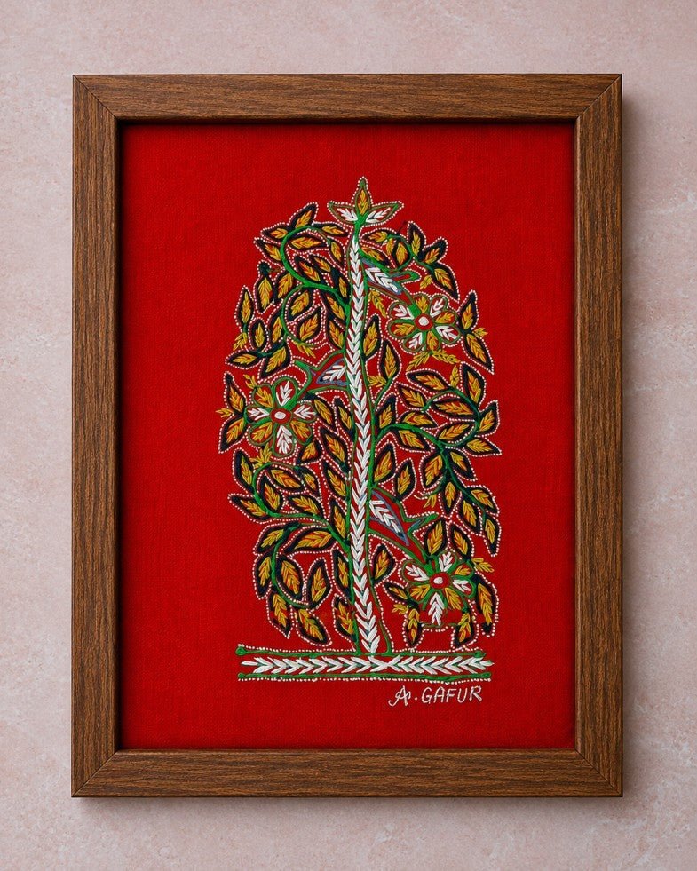 Rogan Heritage Art | Traditional Handcrafted Textile Art – Home Decor on Brown Living™. SKU: ANTRHACBHG. Img 20.