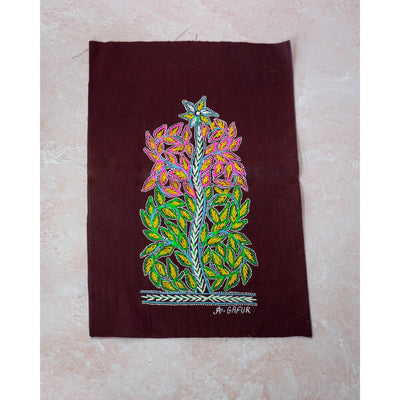 Rogan Heritage Art | Traditional Handcrafted Textile Art – Home Decor on Brown Living™. SKU: ANTRHARBHG. Img 10.