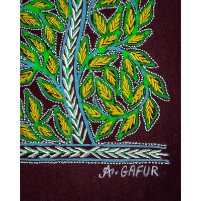 Rogan Heritage Art | Traditional Handcrafted Textile Art – Home Decor on Brown Living™. SKU: ANTRHARBHG. Img 12.