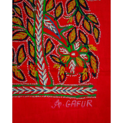 Rogan Heritage Art | Traditional Handcrafted Textile Art – Home Decor on Brown Living™. SKU: ANTRHARBHG. Img 14.