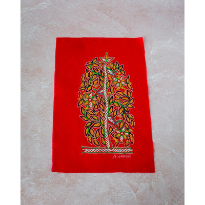 Rogan Heritage Art | Traditional Handcrafted Textile Art – Home Decor on Brown Living™. SKU: ANTRHARBHG. Img 13.