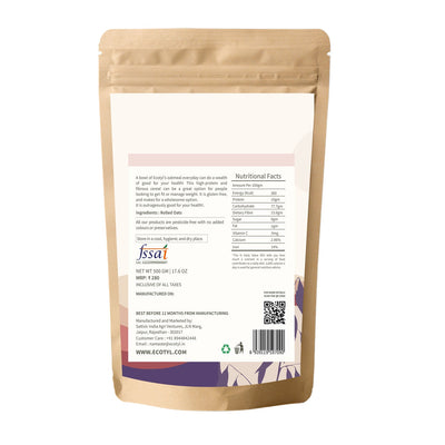 Rolled Oats | Gluten Free | Breakfast Cereal | 500g – Cereal & Meusli on Brown Living™. SKU: EPF0OXXL500. Img 6.