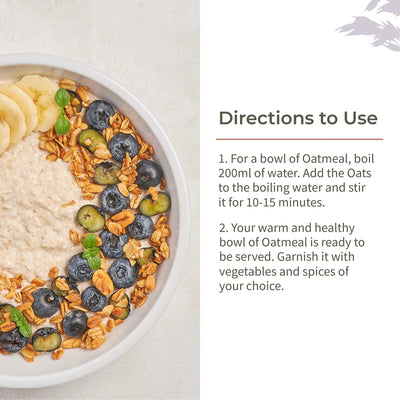 Rolled Oats | Gluten Free | Breakfast Cereal | 500g – Cereal & Meusli on Brown Living™. SKU: EPF0OXXL500. Img 4.