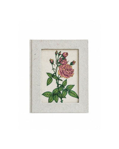 Rose Artwork Gemstone Diary – Decorative Journal for Writing – Notebooks & Notepads on Brown Living™. SKU: DG006. Img 3.
