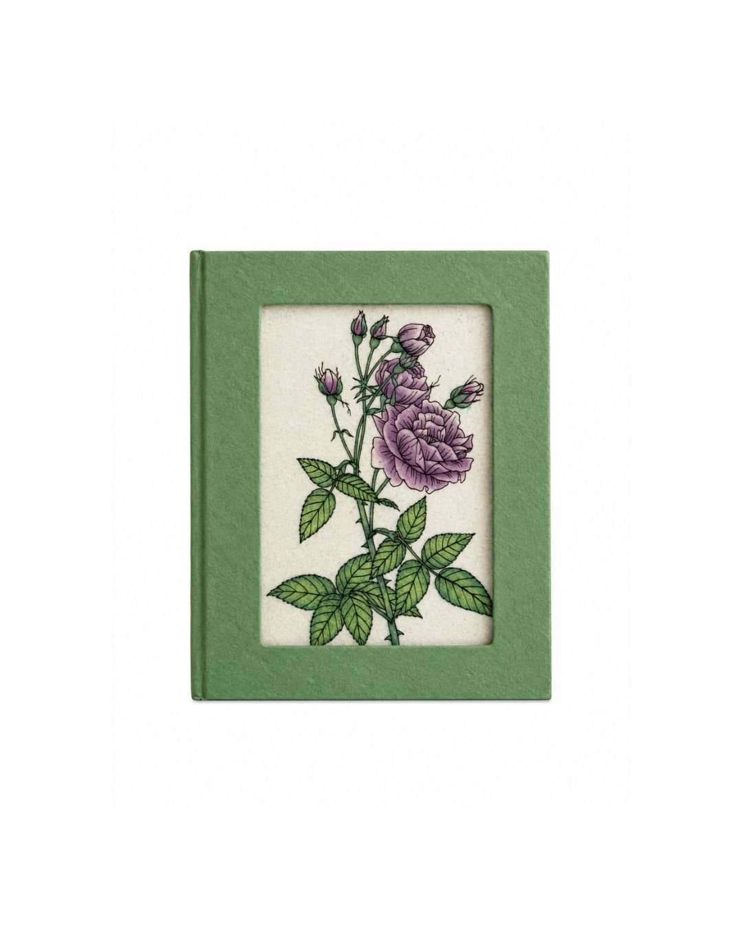Rose Artwork Gemstone Diary – Decorative Journal for Writing – Notebooks & Notepads on Brown Living™. SKU: DG011. Img 2.