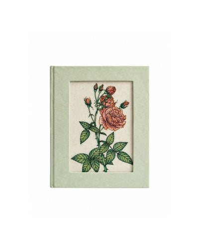 Rose Artwork Gemstone Diary – Decorative Journal for Writing – Notebooks & Notepads on Brown Living™. SKU: DG013. Img 1.
