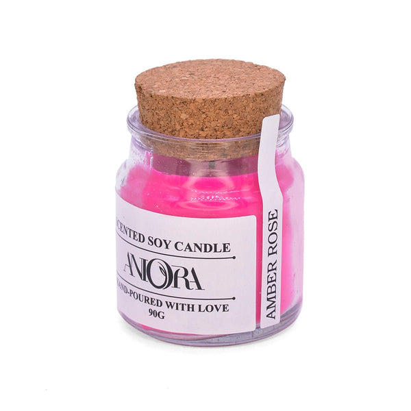 Rose Classic Cork Soy Wax Candle | Verified Sustainable Candles & Fragrances on Brown Living™