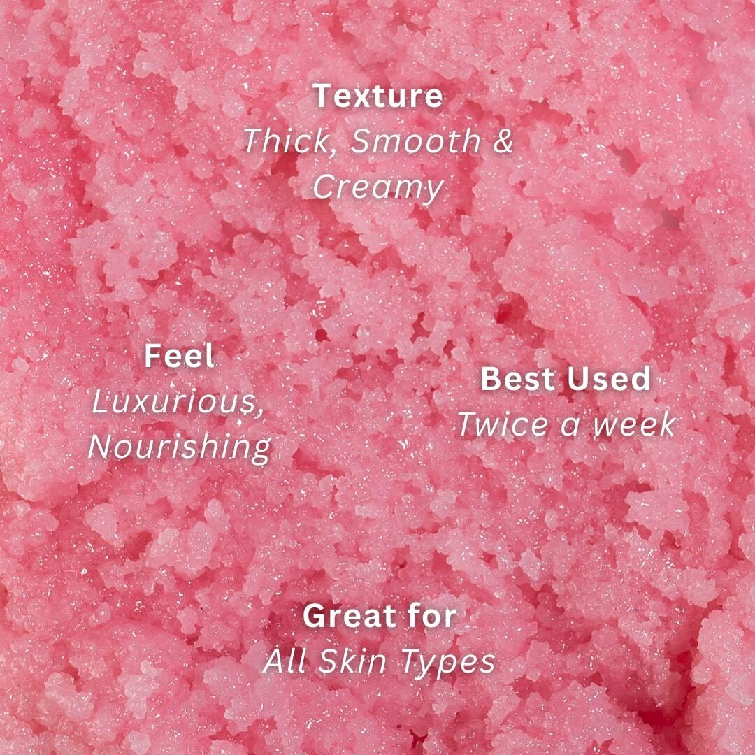 Rose & Coconut Sugar Scrub for Smooth, Glowing Skin | 120g – Body Scrub by Kaura available on Brown Living™. . SKU: KI301. Img 4.