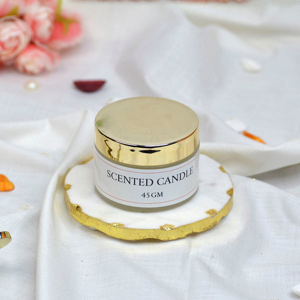 Rose Frosted Jar Soy Wax Candle | Verified Sustainable by Brown Living™