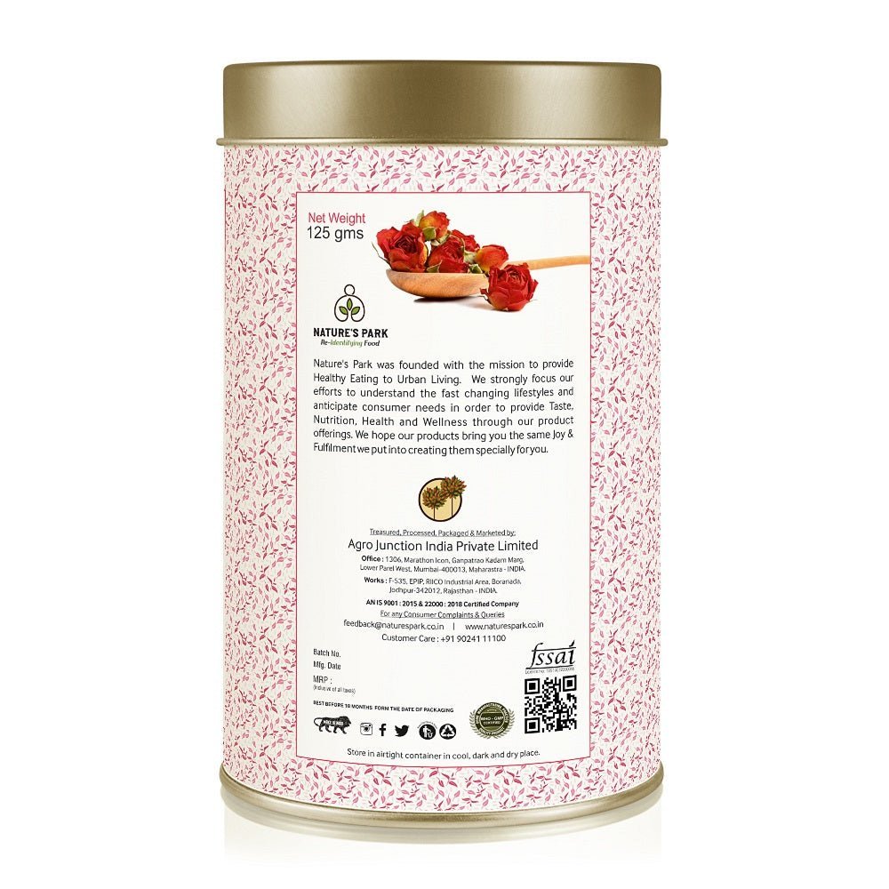 Rose Green Tea Can (125 g) | Verified Sustainable by Brown Living™