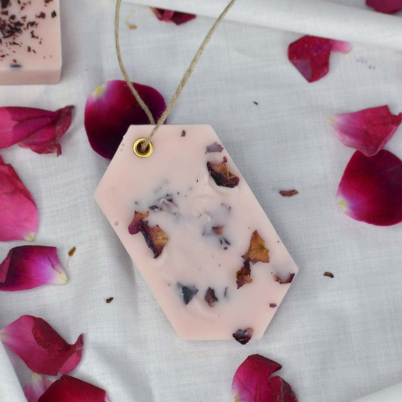 Rose Hexa Sachet | Verified Sustainable Wax Sachets & Fragrance on Brown Living™