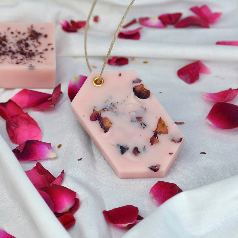 Rose Hexa Sachet | Verified Sustainable Wax Sachets & Fragrance on Brown Living™