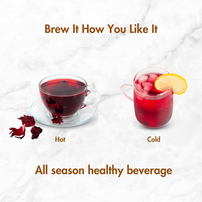 Rose Hibiscus Rhododendron Flower Tea 40g | Natural Floral Blend – Tea on Brown Living™. SKU: B0F67MYG27. Img 3.