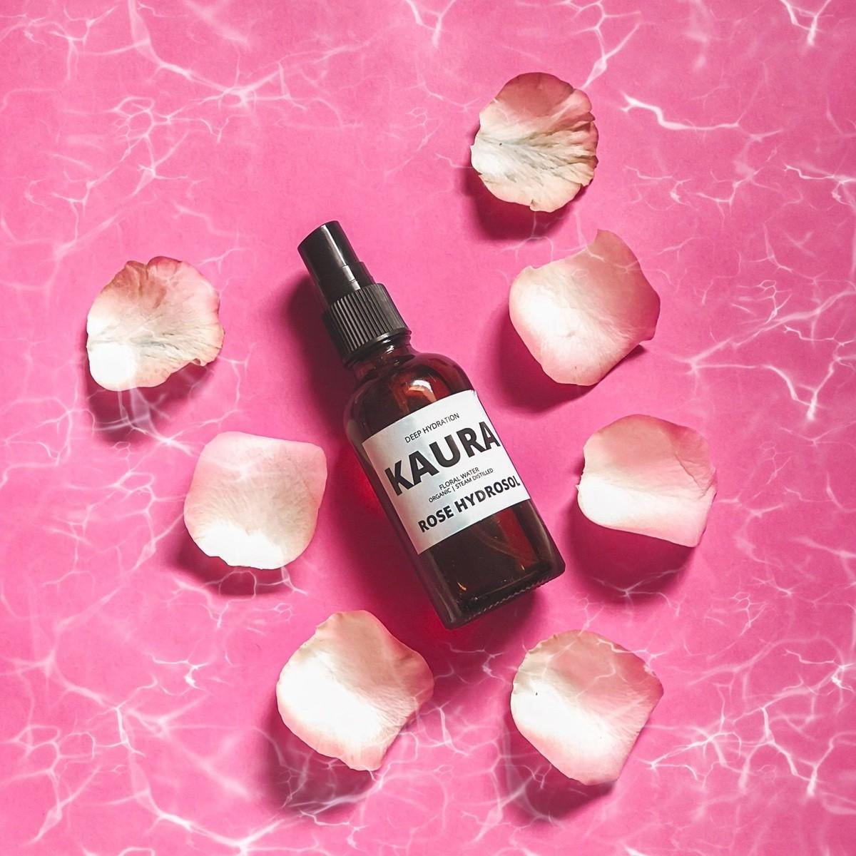 Rose Hydrosol Mist for Hydration & Skin Balance | Toner | 50ml – Face Toner by Kaura available on Brown Living™. . SKU: KI343. Img 2.