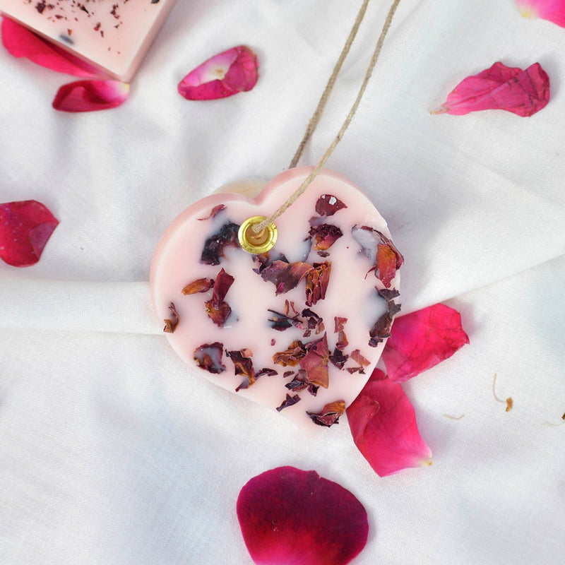 Rose Pan Shape Sachet | Verified Sustainable Wax Sachets & Fragrance on Brown Living™