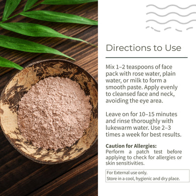 Rose Radiance Face Pack | Skin Glow & Brightening | 75g – Face Pack on Brown Living™. SKU: ECOTYL00067. Img 4.