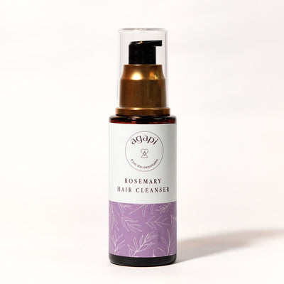 Rosemary Hair Cleanser – Hair Shampoo by Agapi available on Brown Living™. 50ml . SKU: RHC - 014469 - n. Img 2.