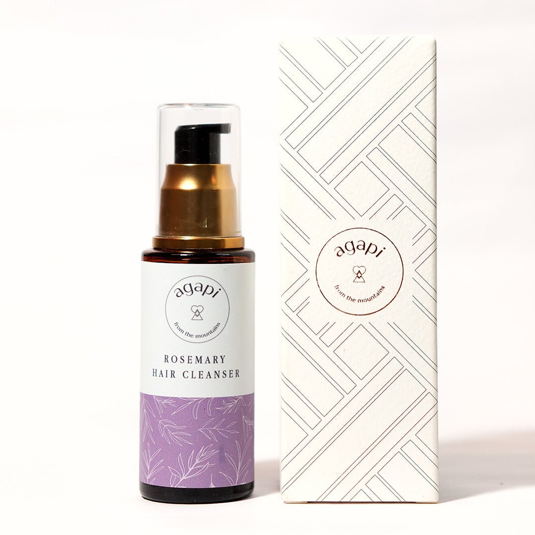 Rosemary Hair Cleanser – Hair Shampoo by Agapi available on Brown Living™. 50ml . SKU: RHC - 014469 - n. Img 3.