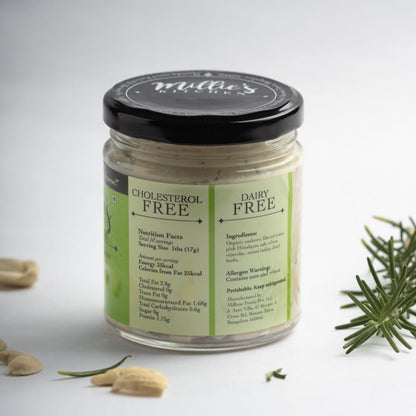 Rosemary Thyme & Oregano – Herbaceous Fermented Cashew Cheese Spread – Jams & Spreads on Brown Living™. SKU: SC03RTO. Img 3.