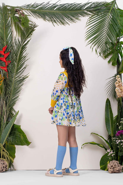 Rosso Tiered Dress | Flowy & Elegant Party Dress for Girls – Womens Dress on Brown Living™. SKU: ML-EN-RD-3393to4. Img 3.