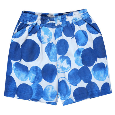Royal Blue Top & Printed Shorts Set For Girls | Regular Fit – Kids Daywear Sets on Brown Living™. SKU: PG163_1. Img 5.
