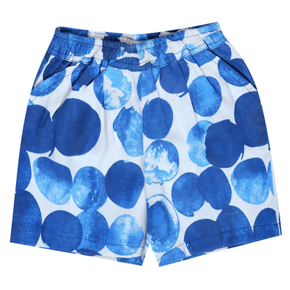 Royal Blue Top & Printed Shorts Set For Girls | Regular Fit – Kids Daywear Sets on Brown Living™. SKU: PG163_1. Img 5.