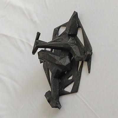 Rudra’s Convey Plant - Based Twinkling Black Wall Decor – Home Decor on Brown Living™. SKU: RUCOEDPLTKA090. Img 3.