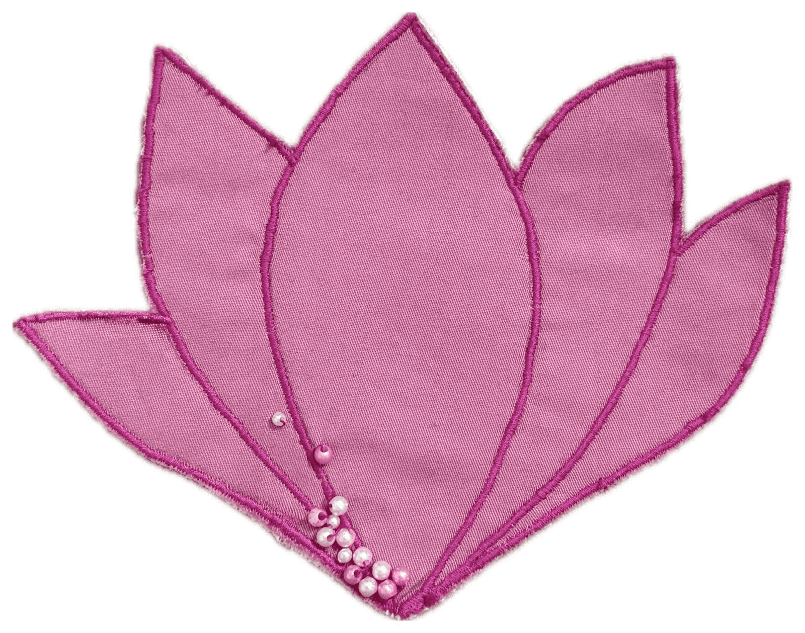 Rust Pink Lotus Fabric Coasters | Handcrafted Table Décor Set Of 4 – Coasters on Brown Living™. SKU: CA01. Img 1.