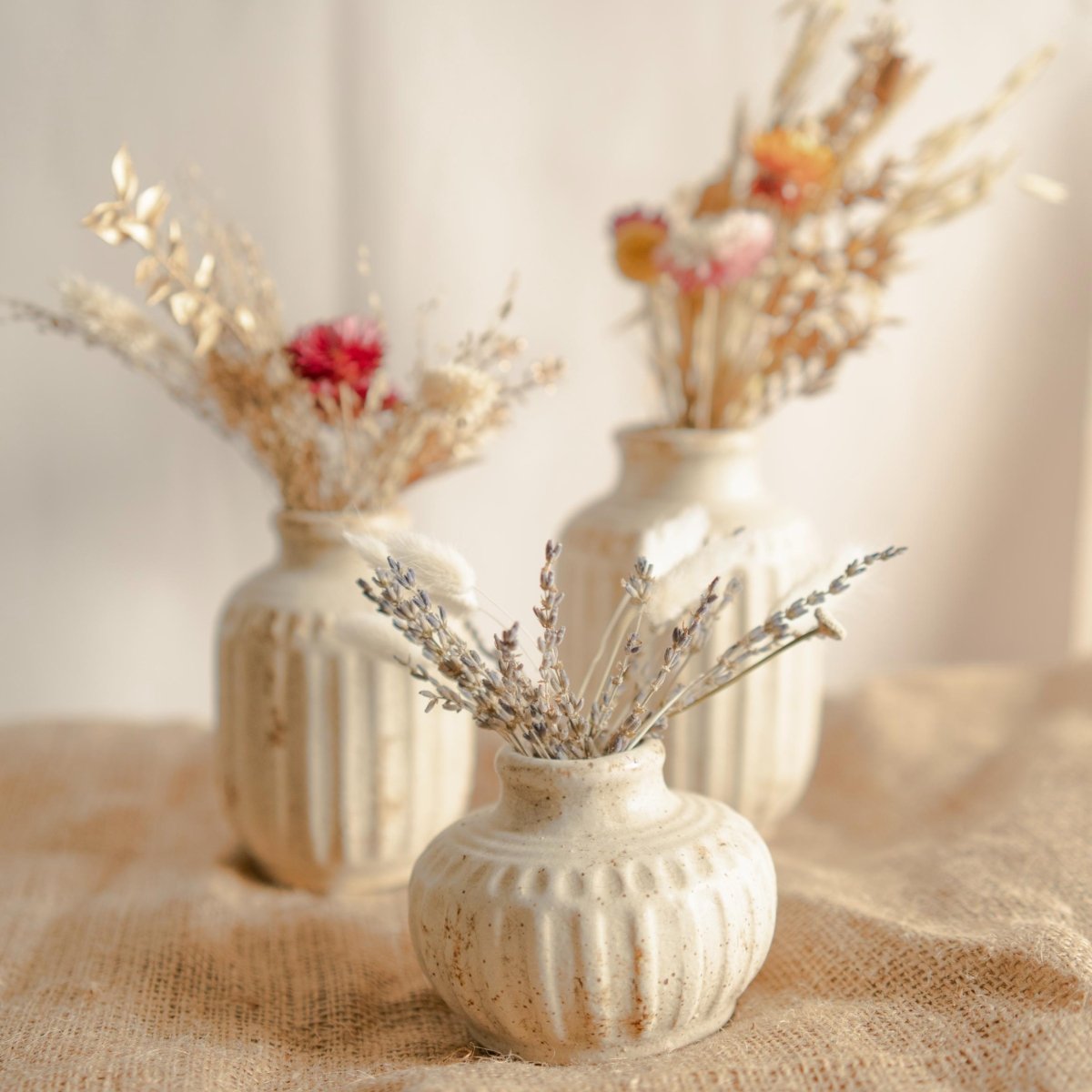 Rustic Bloom - Vintage - Inspired Handmade Vase – Home Decor by ArteCasa available on Brown Living™. . SKU: V - 352. Img 1.