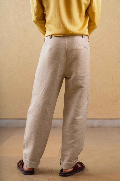 Rustic Pants - Oatmeal - Hemp Tencel | Verified Sustainable by Brown Living™