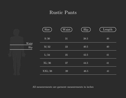 Rustic Pants - Oatmeal - Hemp Tencel | Verified Sustainable by Brown Living™